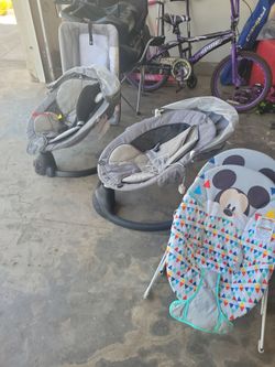 Baby stuff swings and bouncers