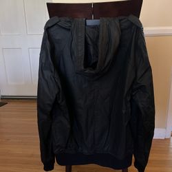 Black Hooded Jacket