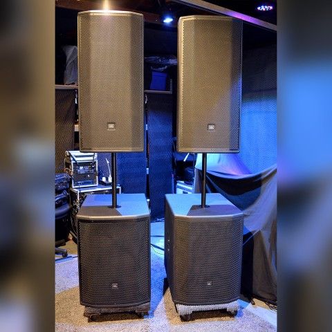 (2) JBL PRX835W & PRX818XLF Powered Speakers - 6,000-watts! Excellent Condition!