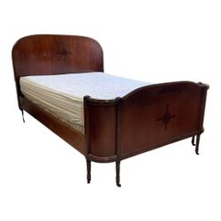 Antique 1920 Bed Headboard And Footboard Pick Up Only