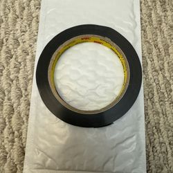 3M 690 Scotch Colored Film Tape - 1⁄2" x 72 yds, Black