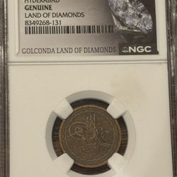 NGC-Certified India Hyderabad Coin – Golconda “Land of Diamonds”