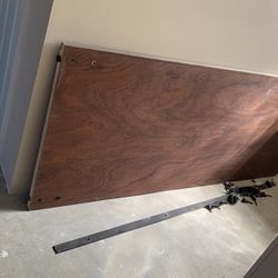 Barn Door With Black Hardware And Track