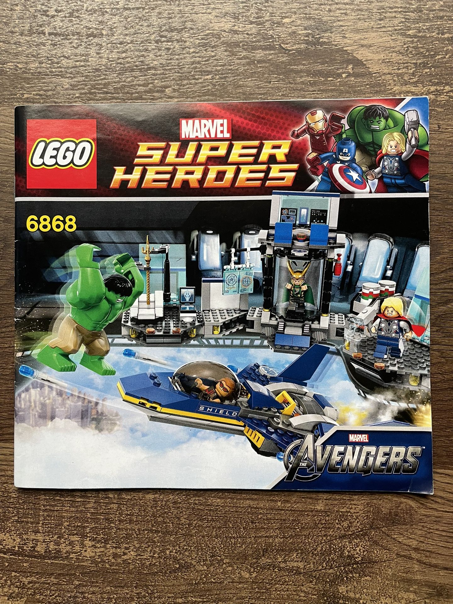 Lego Marvel Super Heros Set 6868 Hulk Helicarrier Breakout