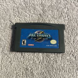 Metroid Fusion GBA Authentic Cartridge