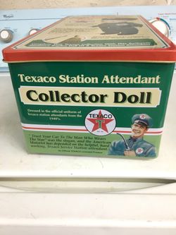 Collectible Texaco gas station attendant buddy Lee doll for Sale