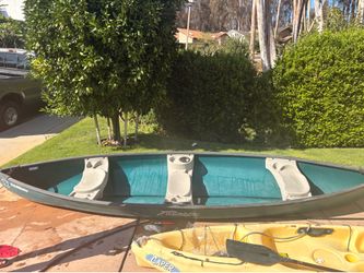 Canoe/ 3 seater 15 feet and 6 inches