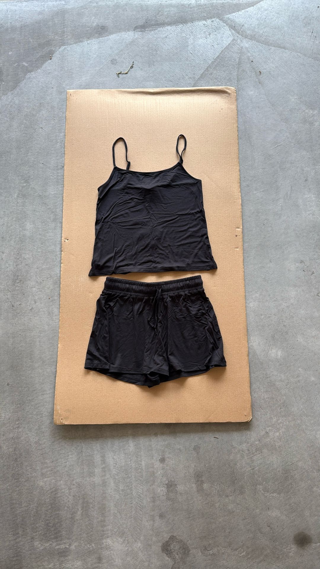 NUUDS Cami Sleep Set (XS, Black)
