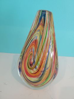 Vintage mid-century Italian Cased VASE