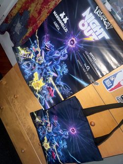 Pokémon Night Out Tote Bag w/ Lanyard & Program Intuit Dome