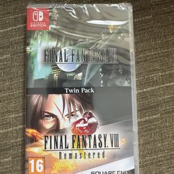Final Fantasy 7 VII & 8 VIII Twin Pack - Nintendo Switch - New | Physical Sealed