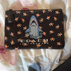 Coach black  pouch/clutch