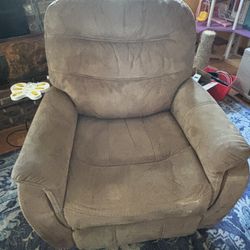 Microsuede Power Recliner