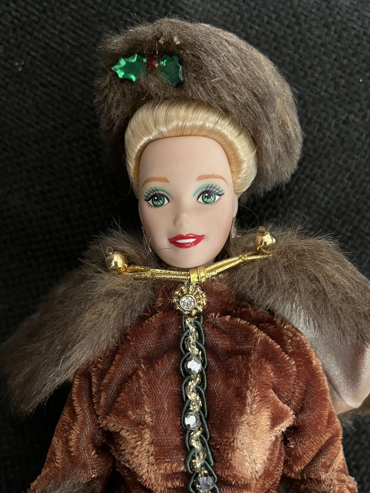 Barbie Porcelain Holiday Caroler
