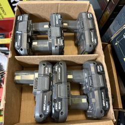 RYOBI ONE+ 18V Lithium-Ion 1.5 Ah Battery ($20 each)