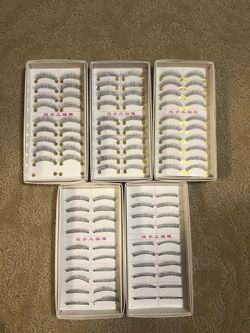 False eyelashes, 5 boxes