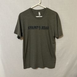 American Apparel Green Short Sleeve Tee Casual Crew Neck