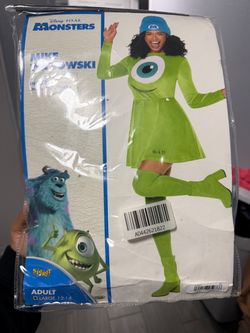 Mike Wazowski Halloween Costume Adult Large