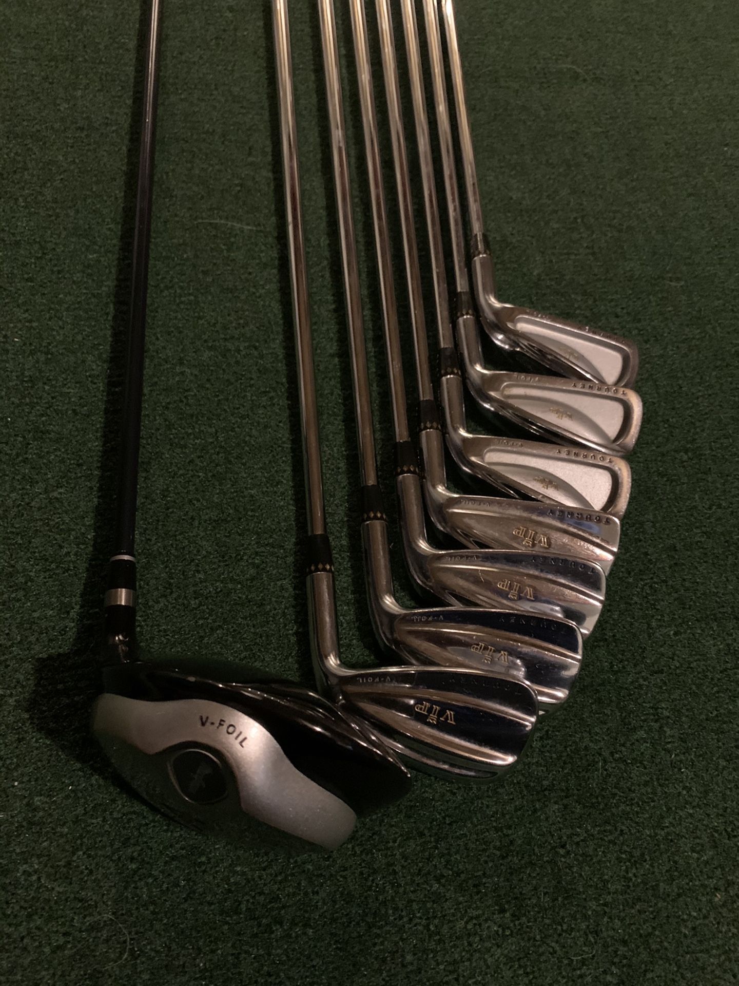 Mac Gregor VIP V-foil irons and V-foil driver