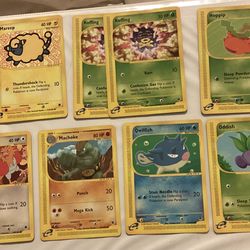 9 E-Readers Non Holo Pokemon Expedition in Excellent Condition $3 each