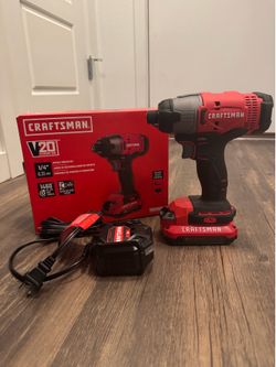 Craftsman v20 1/4 Impact Driver Kit