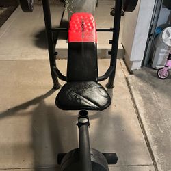 Weider Pro Weight Bench + Weights Set – Great Condition 