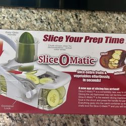 Kitchen Time Saver! Slice-O-Matic Chopper – New in Box