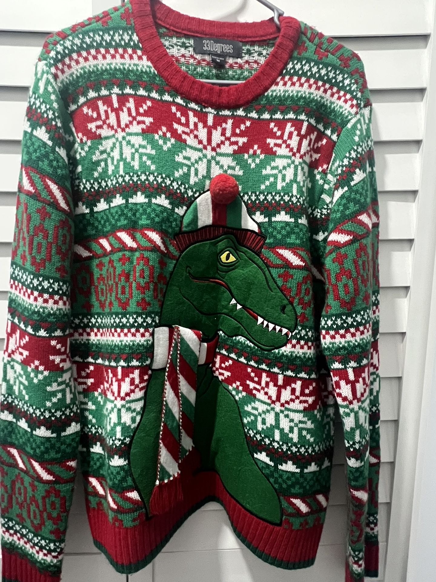 Ugly Christmas Dinosaur Sweater