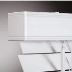 2" Cordless Faux Wood Blinds In White 