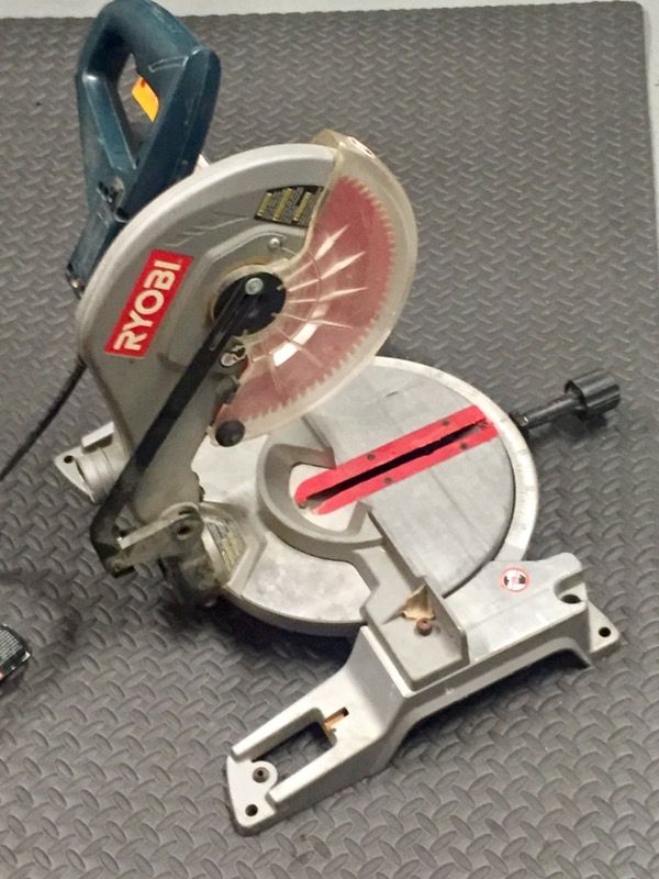 Ryobi ts1344l outlet miter saw