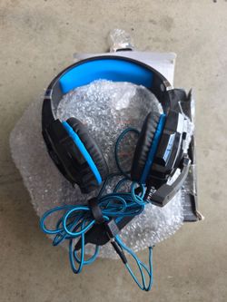 Gamer headset 3.5mm jack usb input