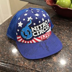 Signed hat by ryan Williams and Travis pastrana