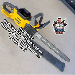 DEWALT FLEXVOLT 60V MAX 20 in. Brushless Battery Powered Chainsaw (Tool Only)