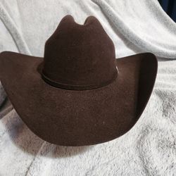 Stetson 6x Skyline Chocolate Brown Cowboy Hat Size 7