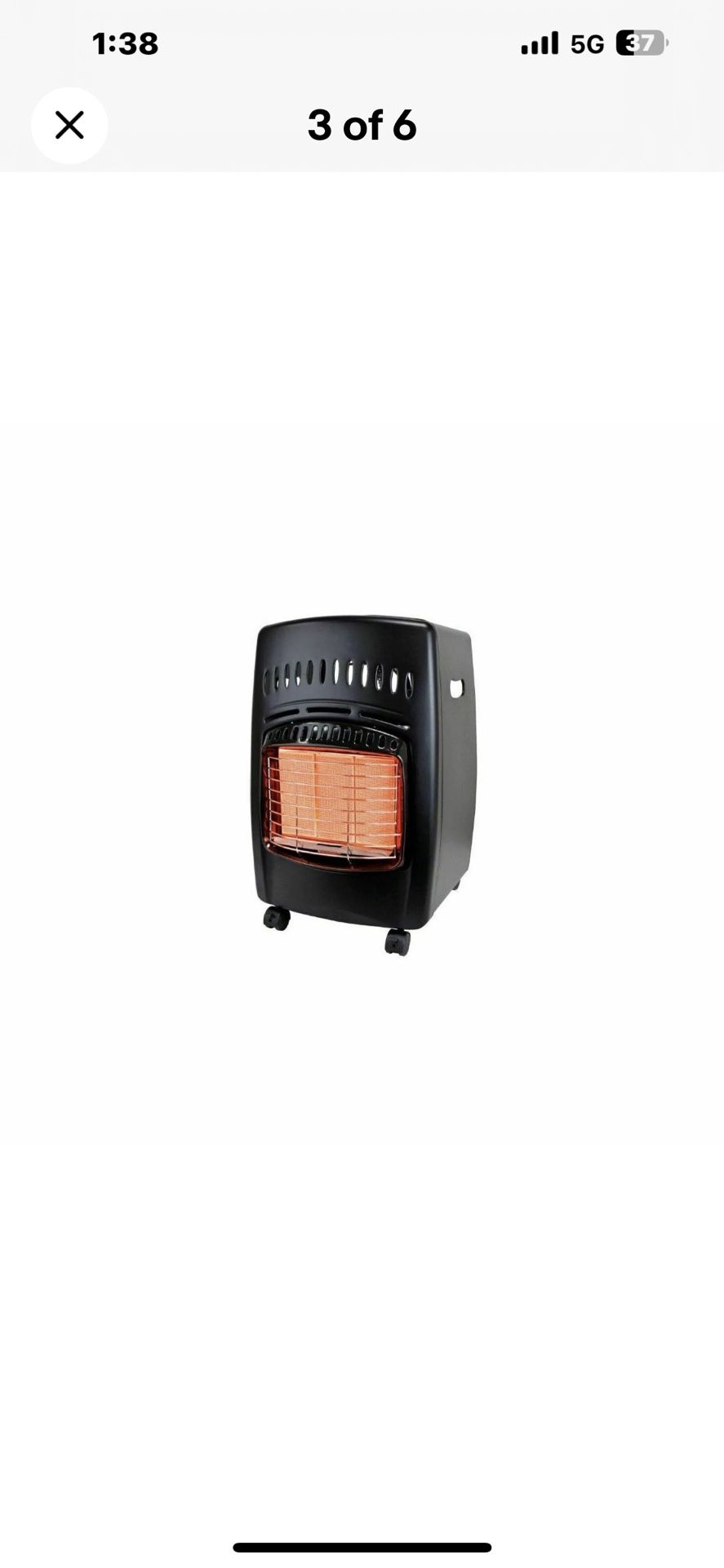 DYNA-GLO Propane Heater RA18LPDG Radiant Portable Gas Flr Heatr,LP,600sqft  for Sale in Sterling, VA - OfferUp