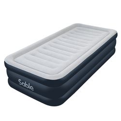 Twin Inflatable Air Mattress with Built-in Electric Pump