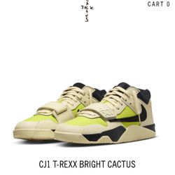 Travis Scott x Jordan Jumpman Jack CJ1 T-Rex Bright Cactus