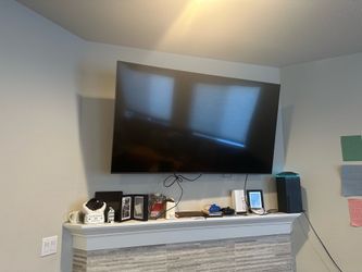 Samsung 65” QLED with mount