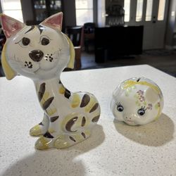 To Vintage Porcelain Piggy Banks