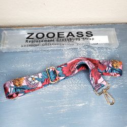 Zooeass MultiColor Gold Replacement Crossbody Bag Purse Wide Shoulder Strap