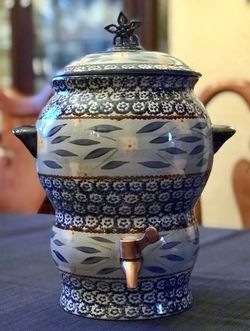 Temptations Old World (Blue) Beverage Dispenser
