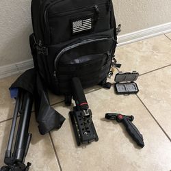 Backpack And Camera Kit