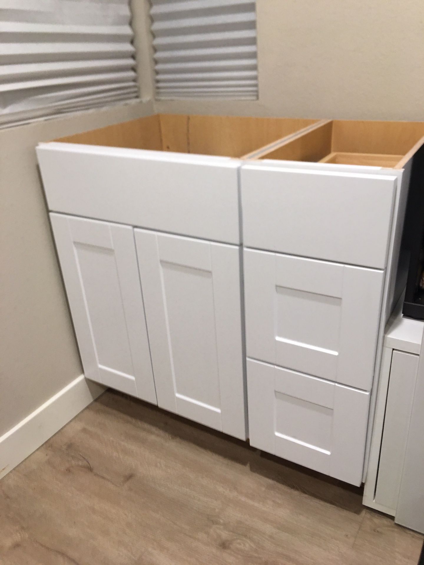 Vanity Drawer Base Cabinet w/ Drawers White kitchen bath laundry $458