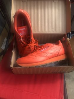 Reebok shoes orange