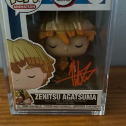 Zenitsu Agatsuma Signed Funko Pop