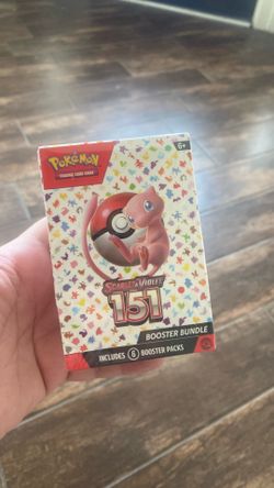 Pokemon 151 booster bundle sealed 6 packs