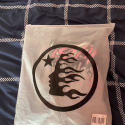 Grey and Pink HELLSTAR hoodie