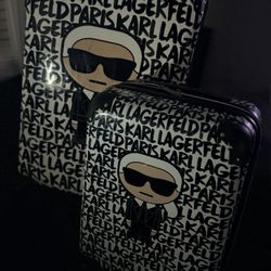 Karl Lagerfeld luggage 
