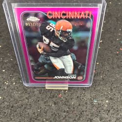 Chad Johnson 2024 Topps Chrome Pink Refractor013 /399 