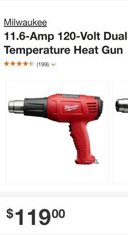 Milwaukee Temperature Heat Gun